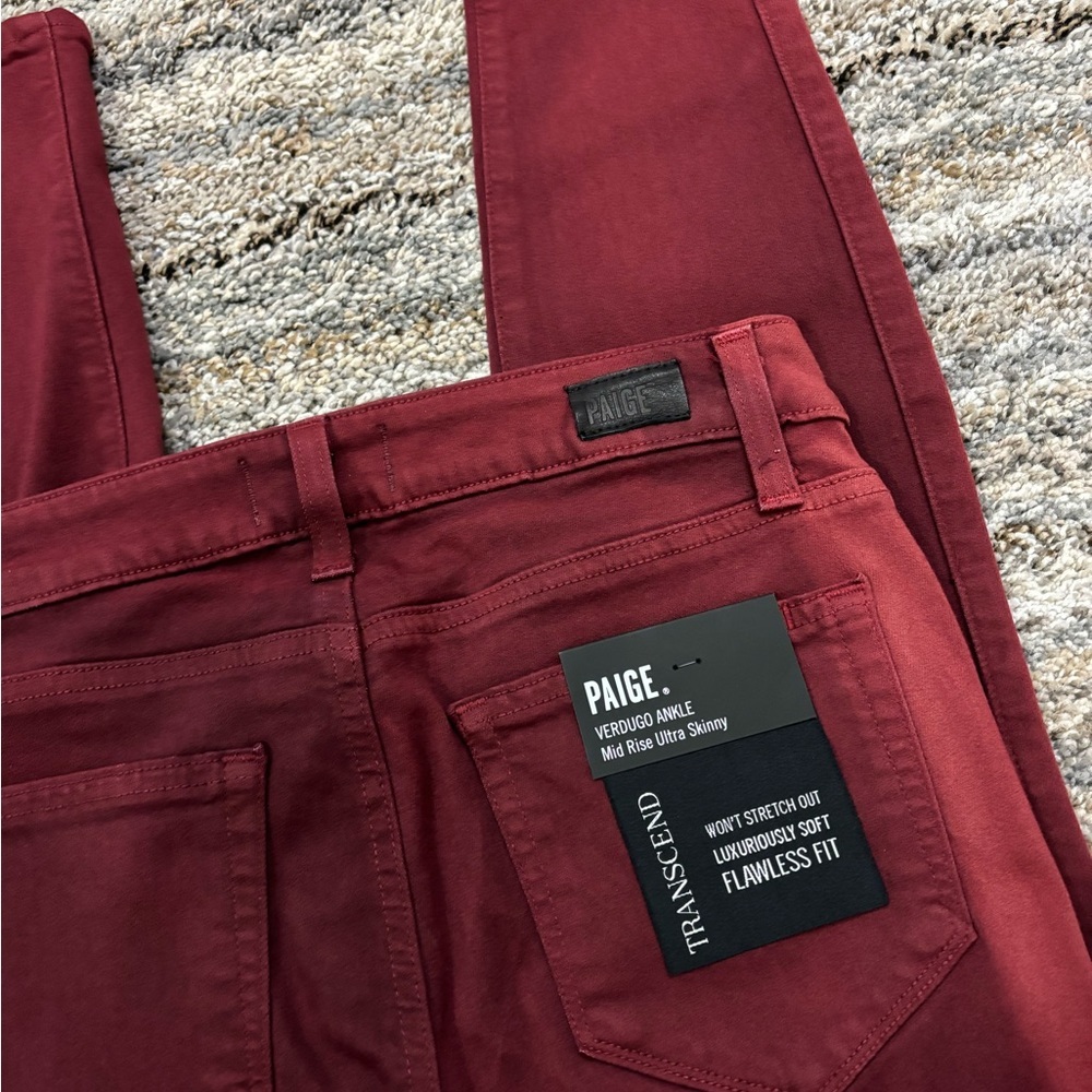 PAIGE Verdugo Ankle Skinny Vintage Jeans Sz 26 NWT | PAIGE Vintage Skinny Jeans - Picture 11 of 12